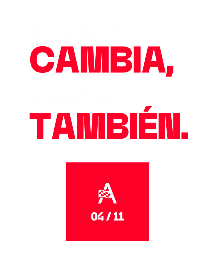 El deporte cambia, nosotros también